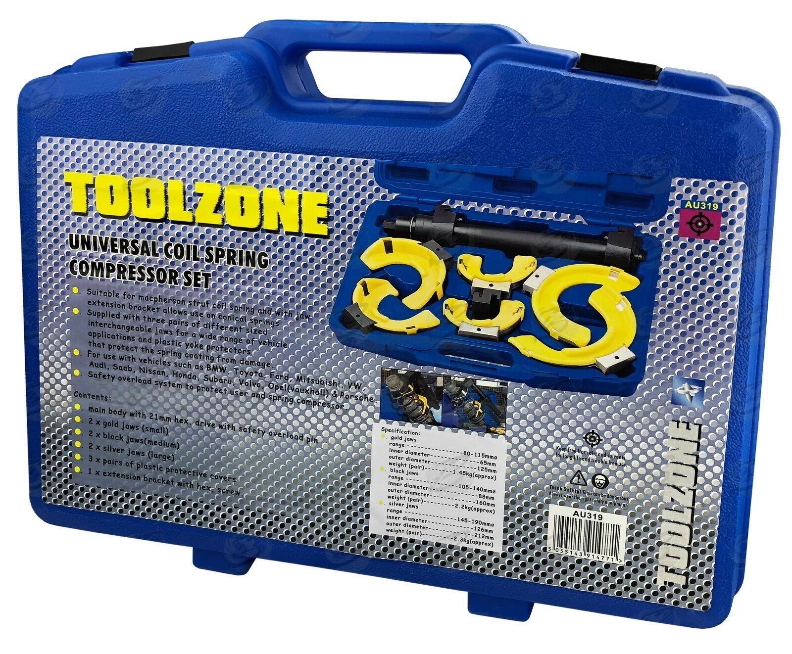 TOOLZONE MACPHERSON STRUT COIL SPRING COMPRESSOR