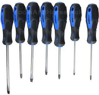 US PRO 7PCS MAGNETIC SCREWDRIVERS ( SLOTTED - PHILLIPS )