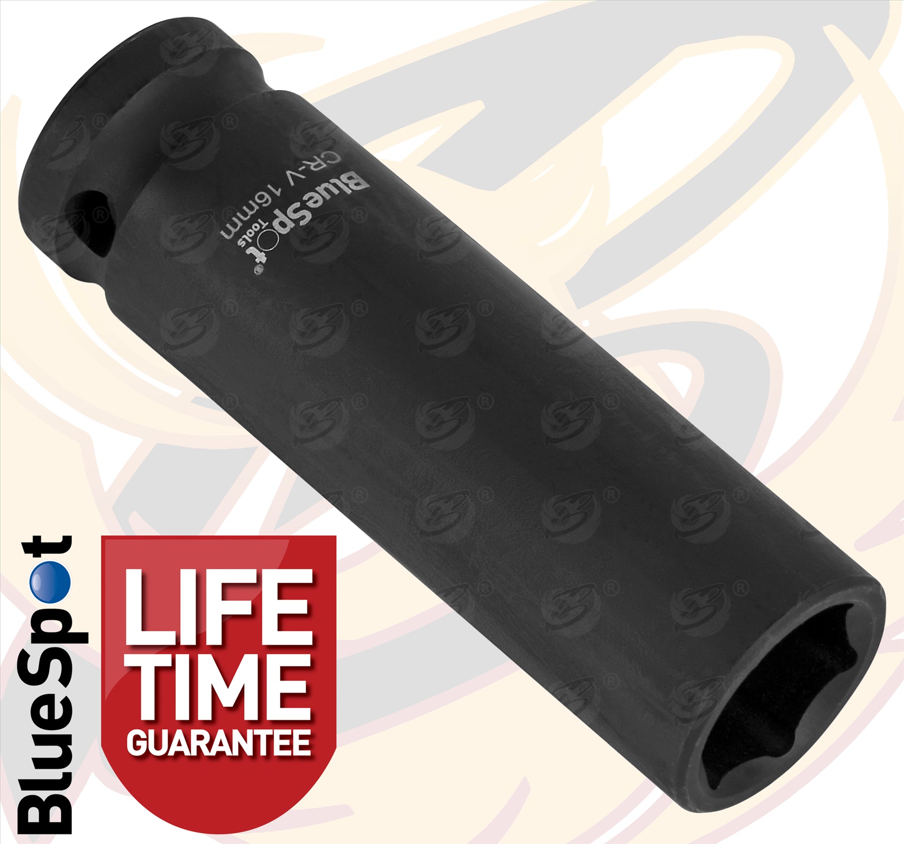 BlueSpot 16mm 1/2" Drive 6 Point Deep Impact Socket ( Single ) ( 01659 )