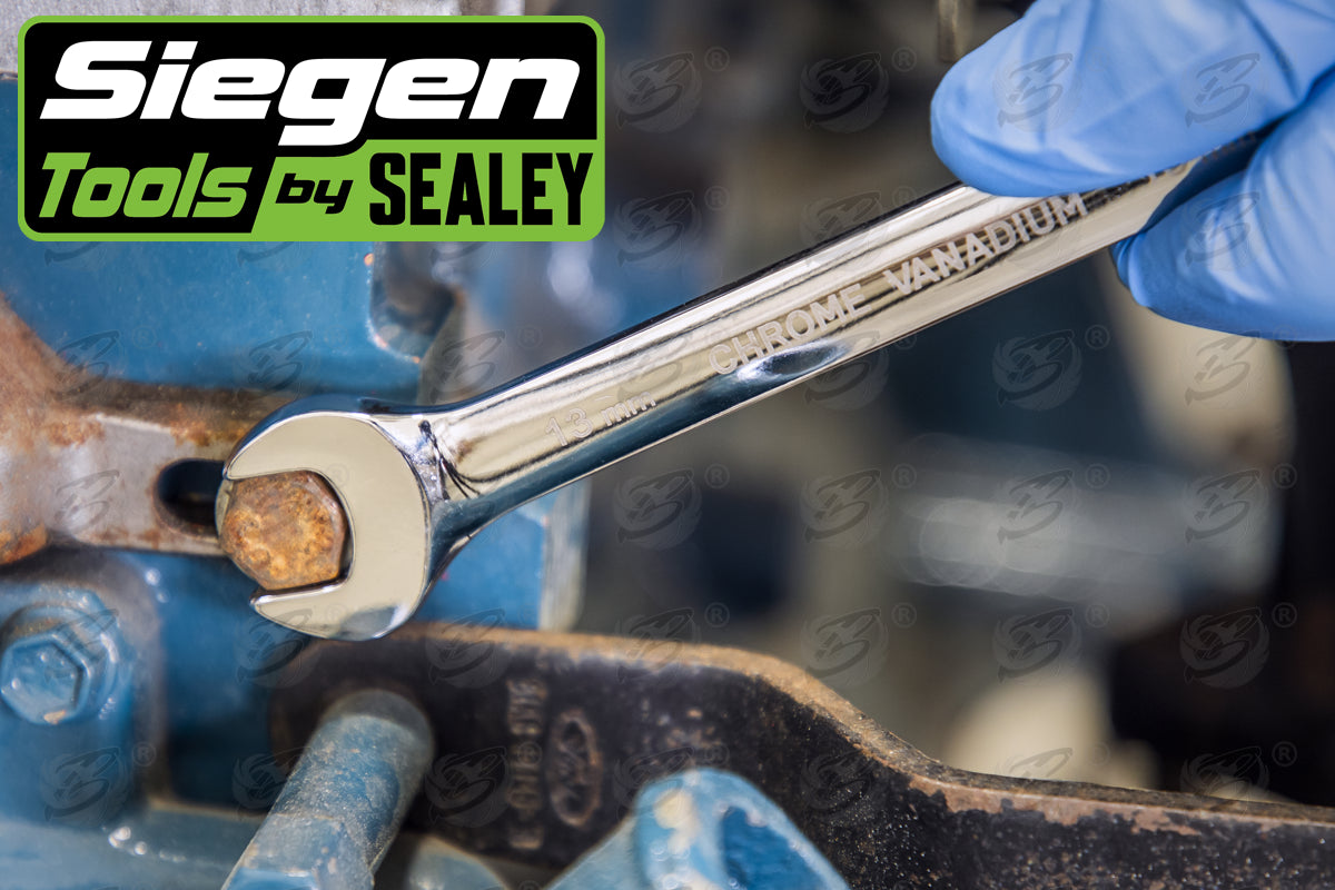 SIEGEN 15PCS RATCHET COMBINATION SPANNERS 8MM - 24MM