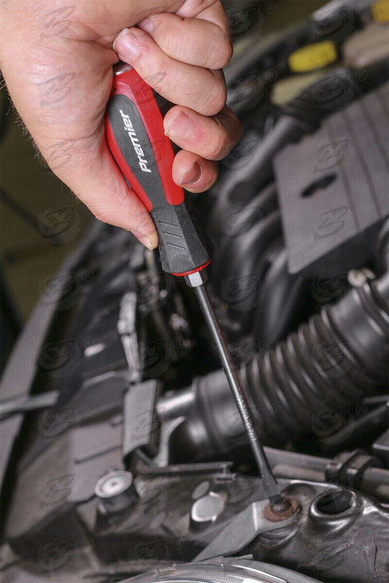 SEALEY 6PCS MAGNETIC GO THROUGH SCREWDRIVER SET ( SLOTTED - PHILLIPS )