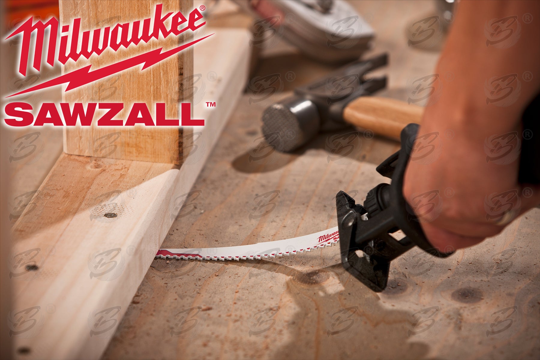 MILWAUKEE SAWZALL RECIPROCATING SAW BLADE 230mm x 5TPI WOOD SAW BLADES ( THE AX ) ( x 5 )