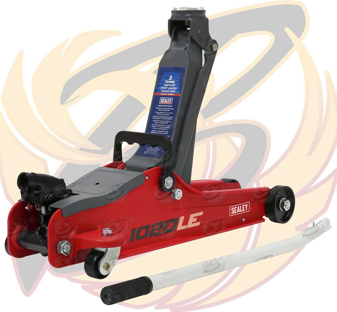 SEALEY 2 TONNE LOW PROFILE TROLLEY JACK ( RED )