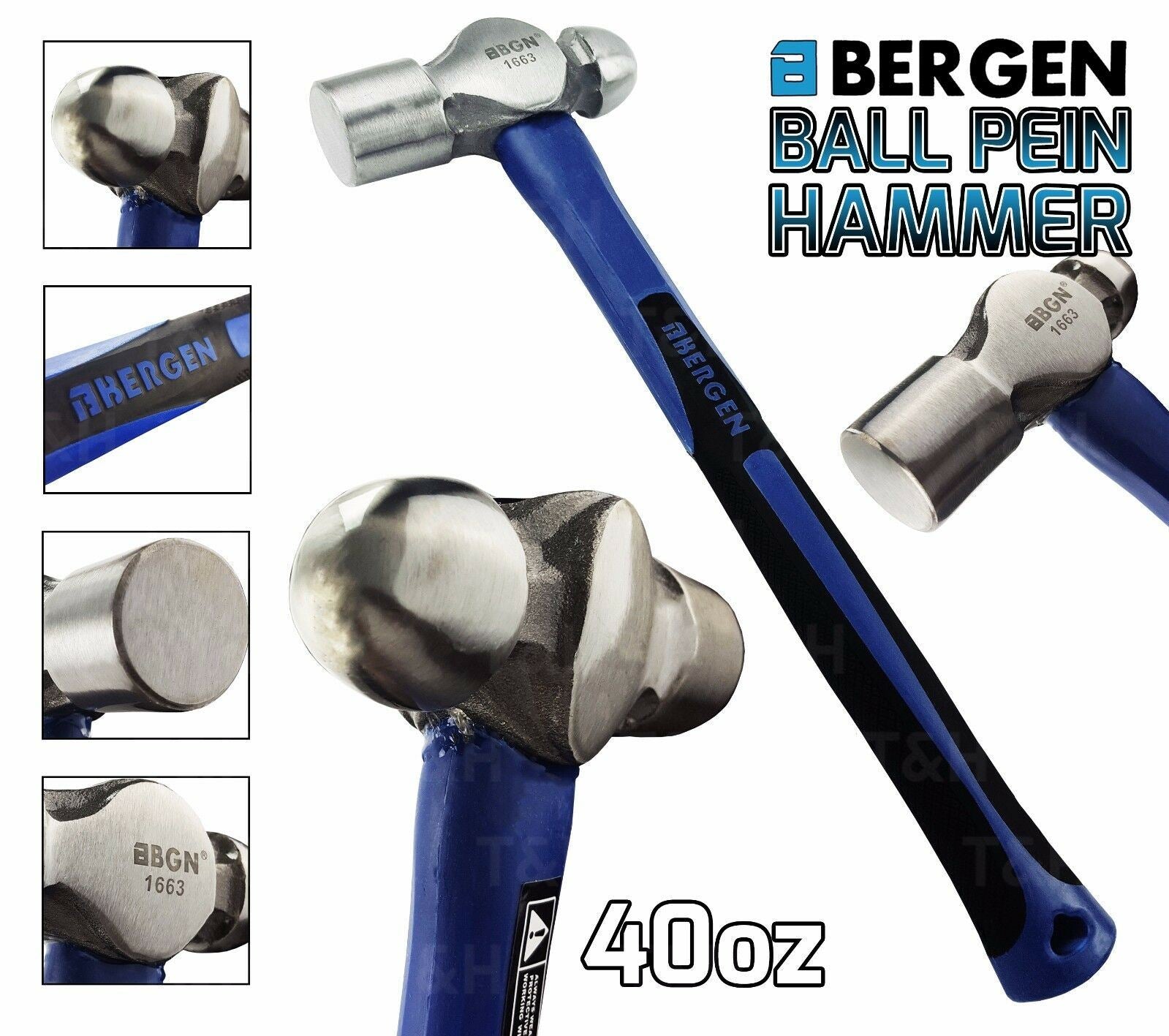 US PRO 40OZ BALL PEIN HAMMER