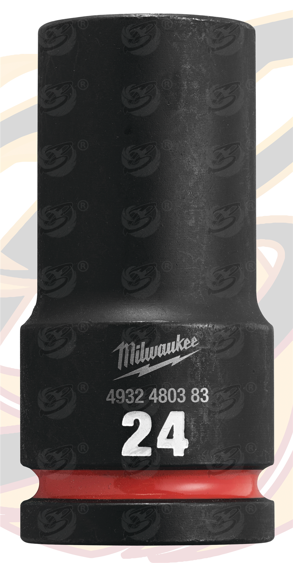 Milwaukee 24mm 3/4" Drive 6 Point Deep Impact Socket ( Single ) ( 4932480383 )