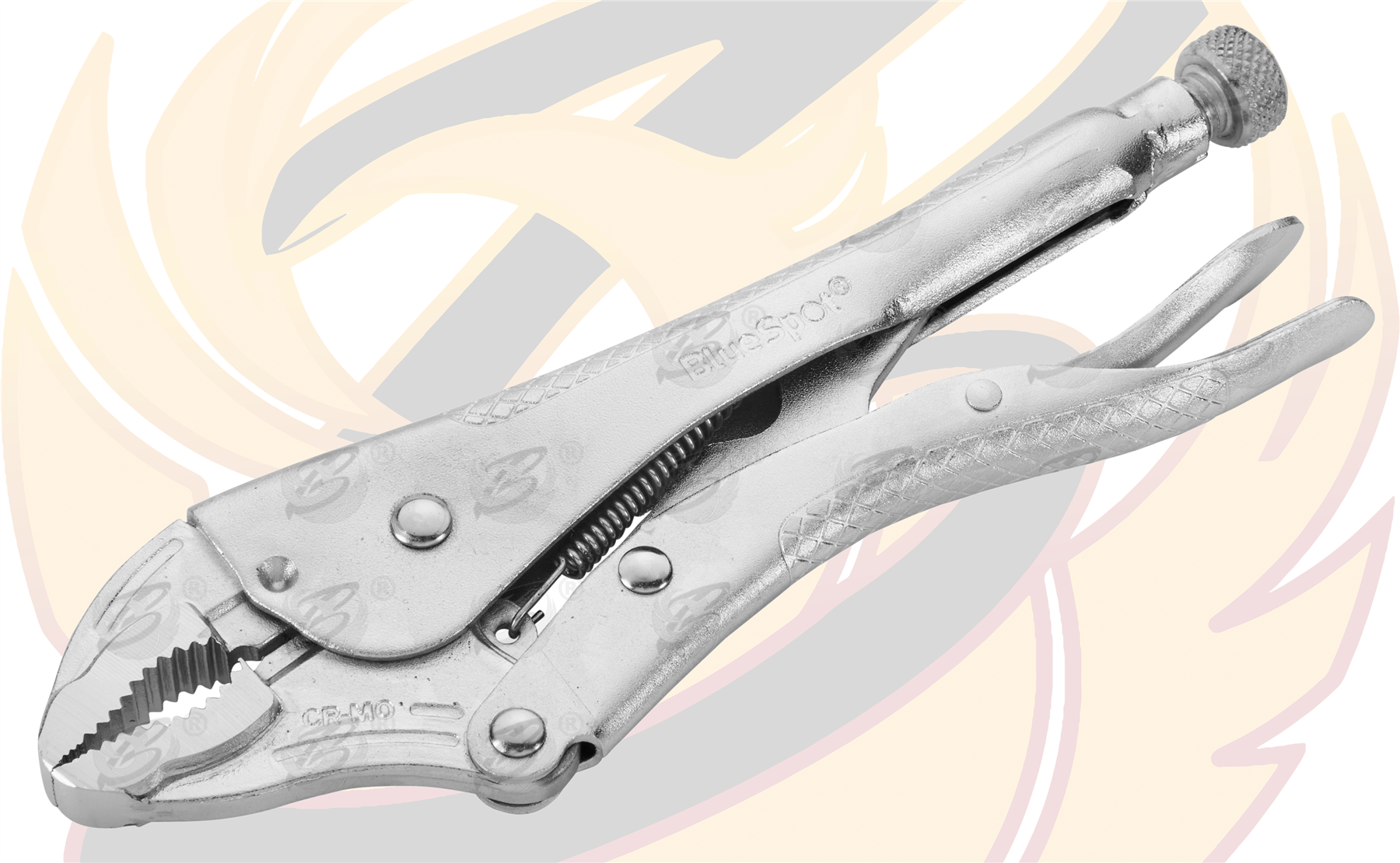 BlueSpot 250mm (10") Heavy Duty Curved Locking Plier ( 06532 )