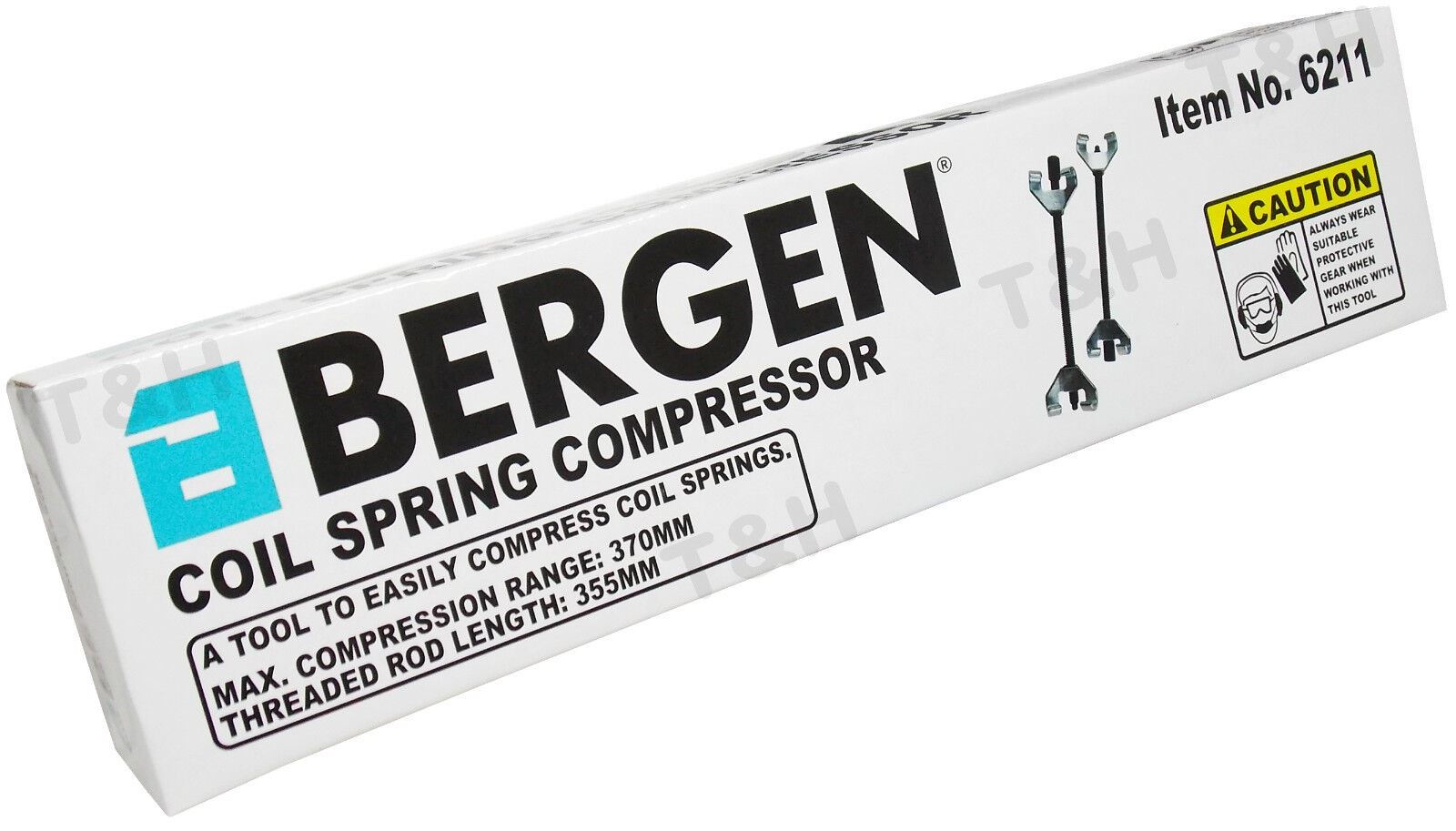 US Pro 2 Piece 370mm Extra Long Coil Spring Compressors 6256