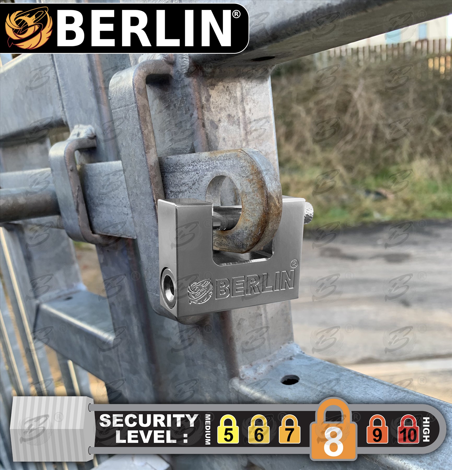 BERLIN 60MM SHUTTER "C" TYPE / CONTAINER PADLOCK