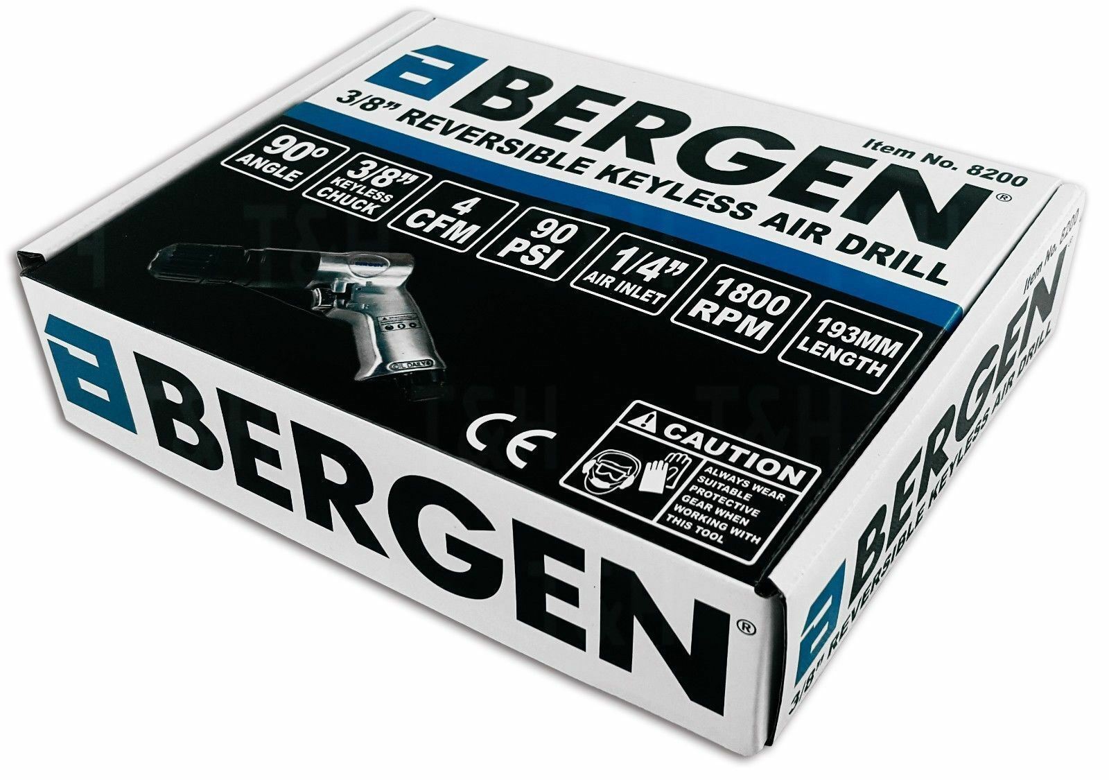 US PRO 3/8" DRIVE REVERSIBLE AIR DRILL