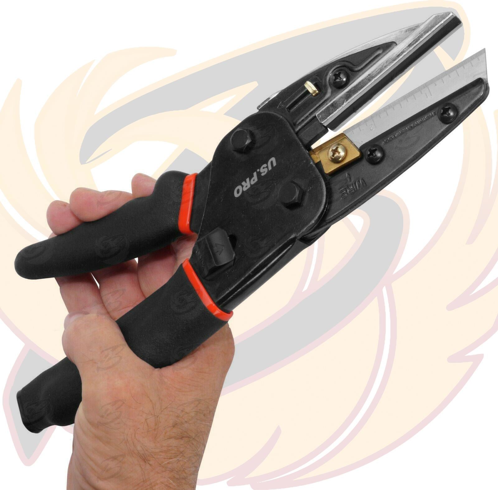 US PRO 10" MULTI PURPOSE INDUSTRIAL CUTTERS WITH EXTRA BLADES