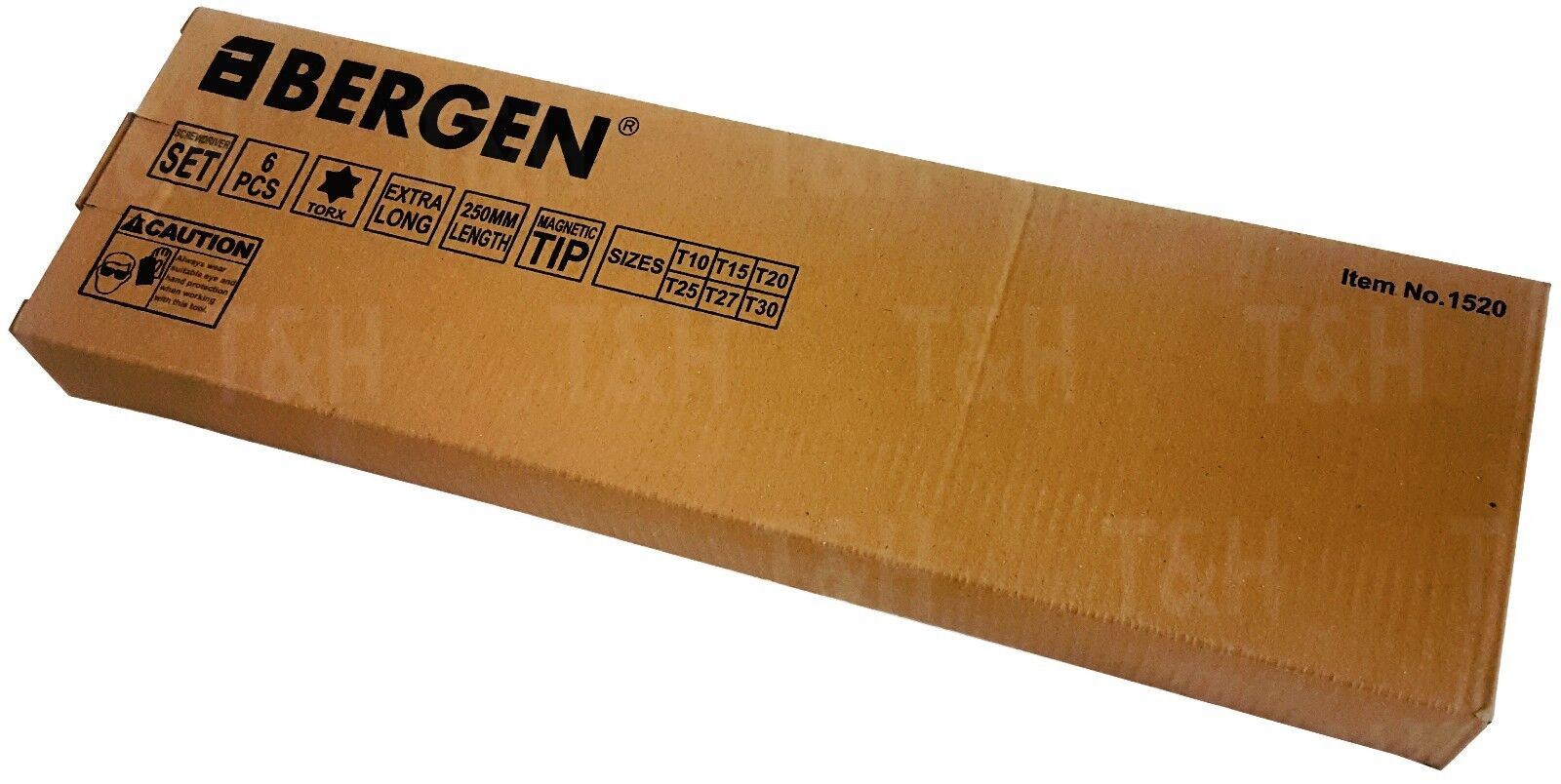 US Pro 6 Piece Magnetic Torx Screwdriver Set T10 - T30 1591