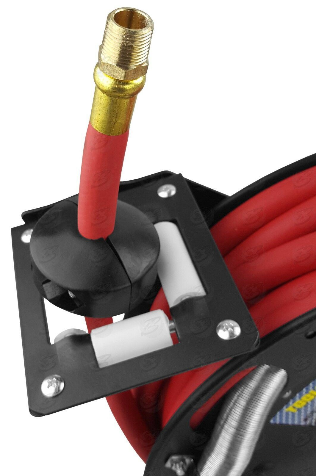 Toolzone Heavy Duty 3/8" x 30 Foot Auto Retractable Air Line Hose Compressor Air Hose Line AT102