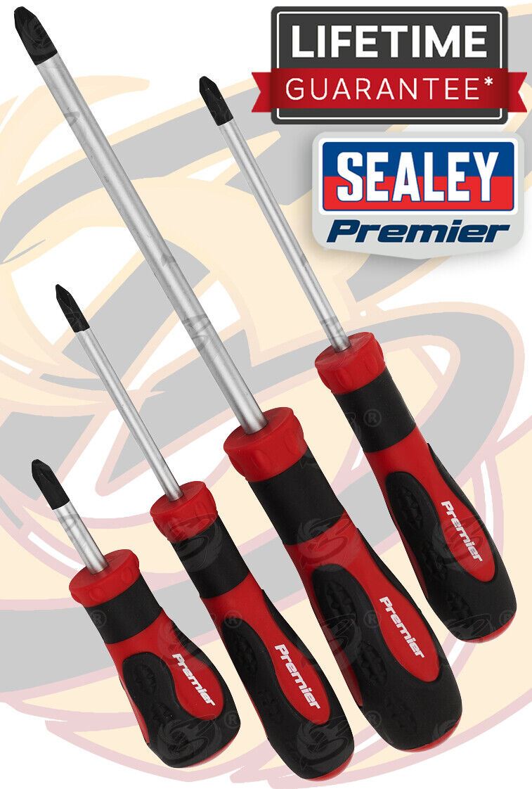 SEALEY 4PCS JIS ( JAPANESE INDUSTRIAL SCREWDRIVERS )