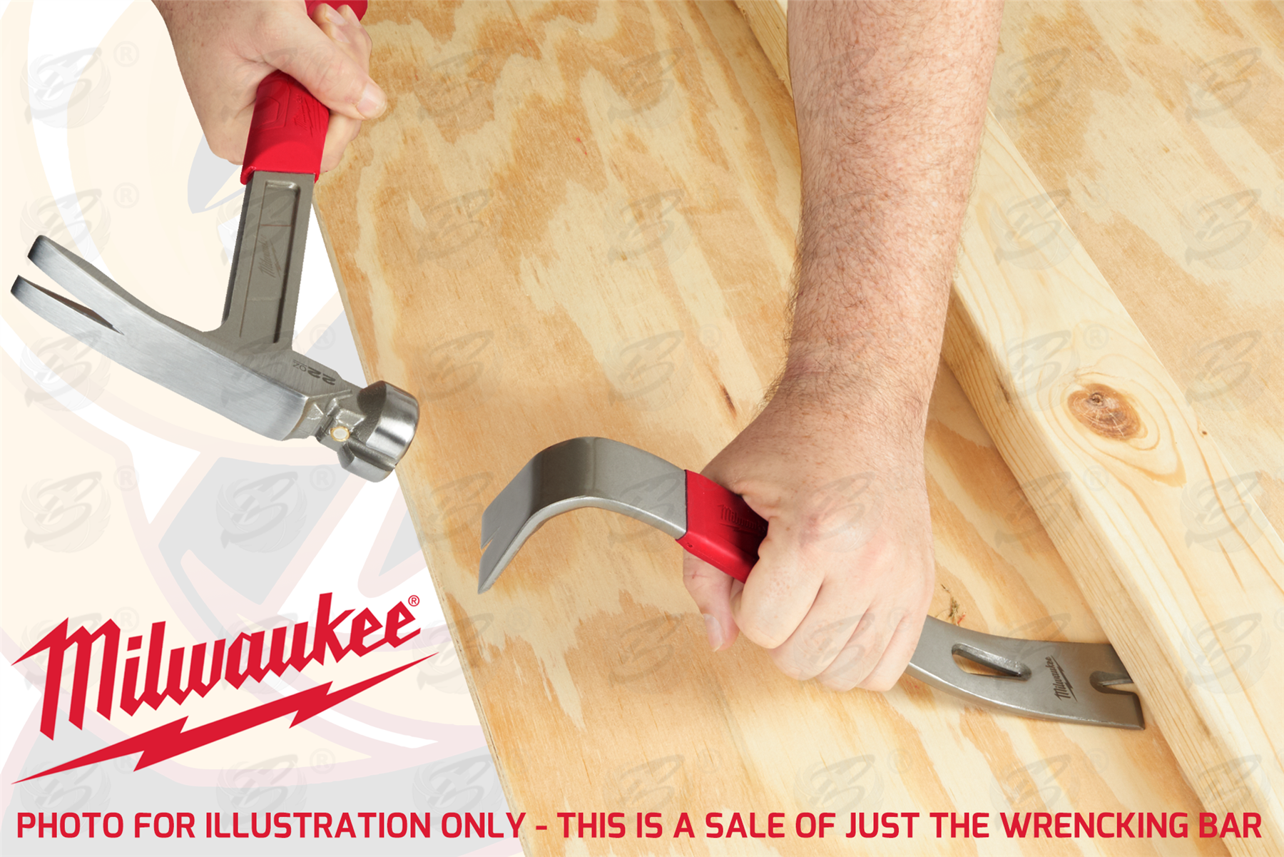 Milwaukee 15" Wrecking Bar ( Pry Bar ) ( 4932478254 )