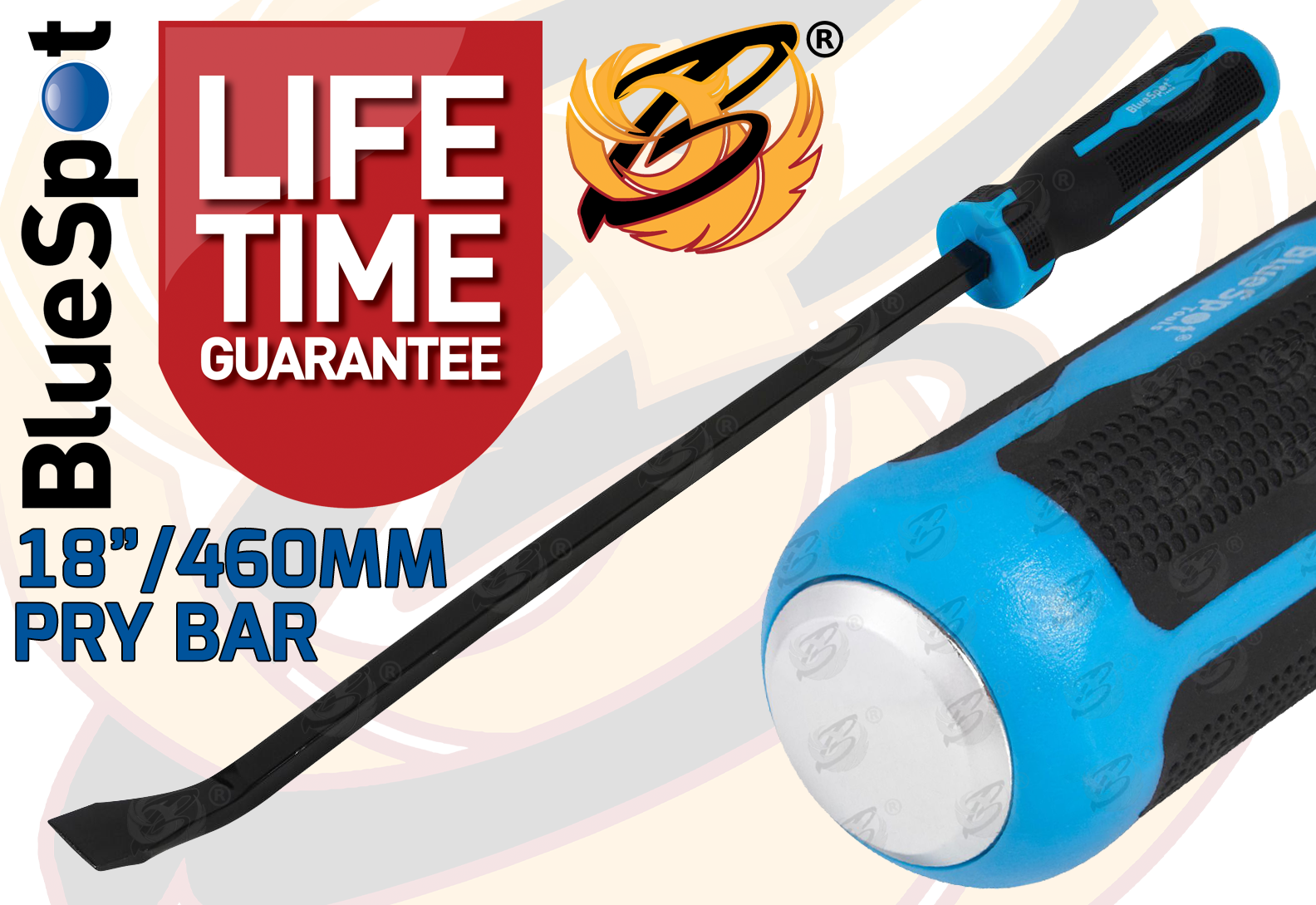 BLUESPOT 4PCS HEAVY DUTY PRY BAR SET