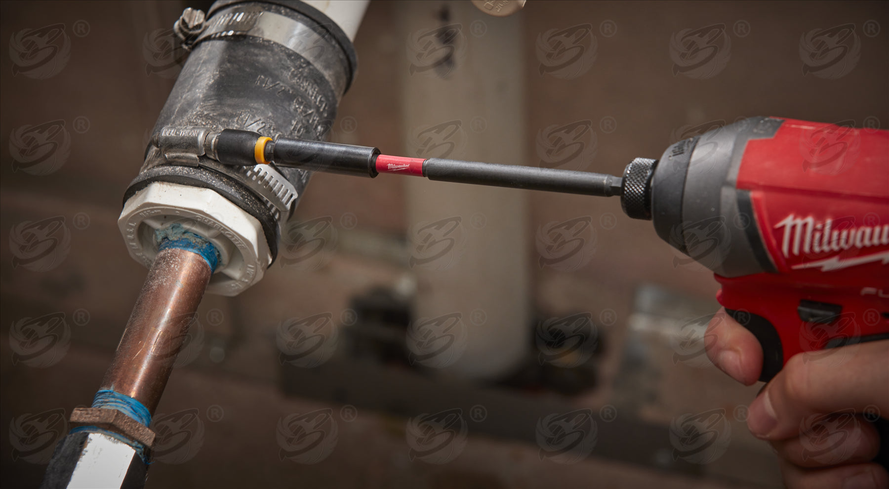 MILWAUKEE 152MM MAGNETIC BIT HOLDER ( SHOCKWAVE IMPACT DUTY )