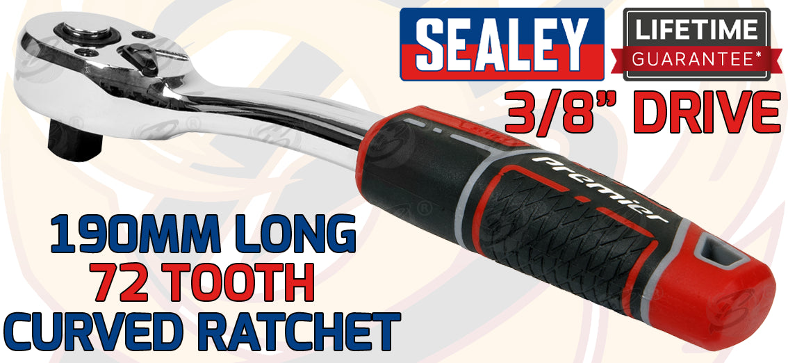 SEALEY 3/8" DRIVE 72 TOOTH CURVED RATCHET