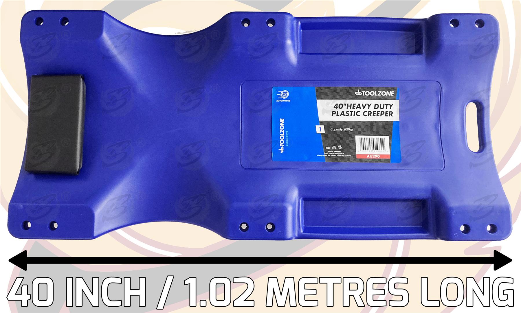 Toolzone Mechanics Workshop Garage Creeper 40" Long Board Rolling Professional Crawler ( AU290 )