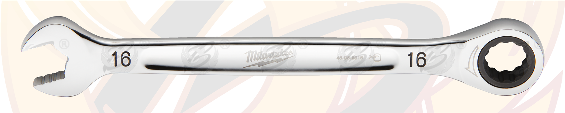 Milwaukee 16mm 144 Teeth Maxbite Ratchet Spanner ( 4932471509 )