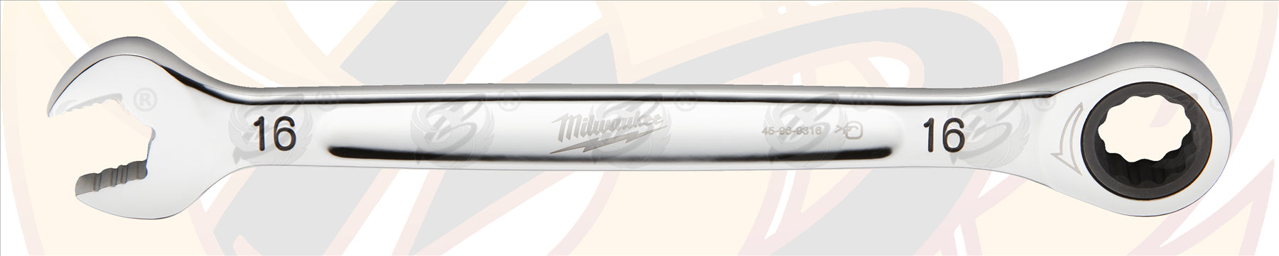 MILWAUKEE 16MM 144 TEETH MAXBITE RATCHET SPANNER