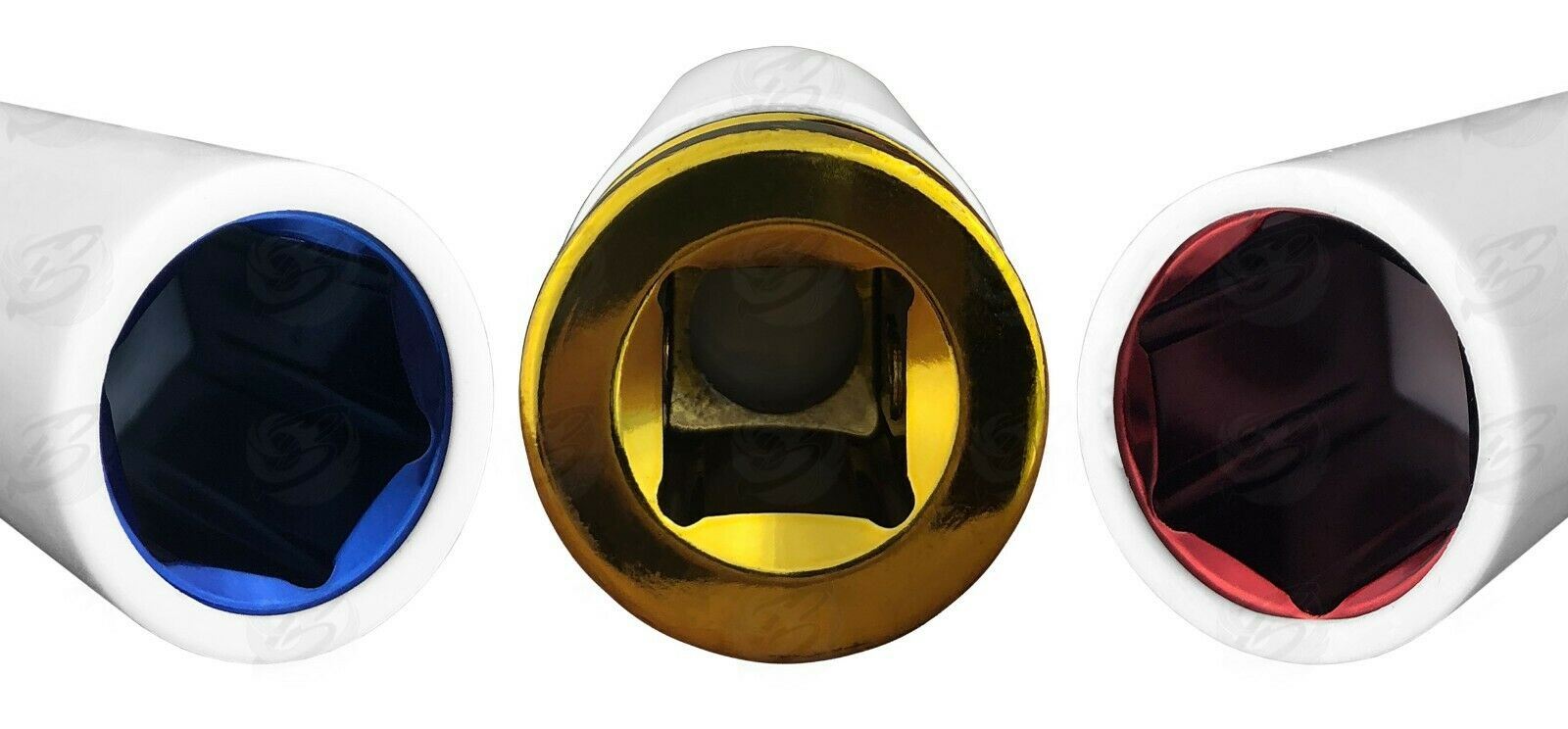 BLUESPOT 1/2" DRIVE 24" LONG BREAKER BAR & 3PCS 6 POINT ALLOY WHEEL NUT SOCKETS 17MM - 19MM - 21MM