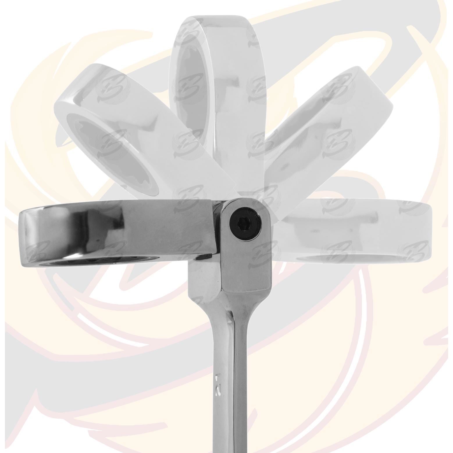 US PRO 8MM 72T FLEXI HEAD ( WITH LOCK ) RATCHET SPANNER