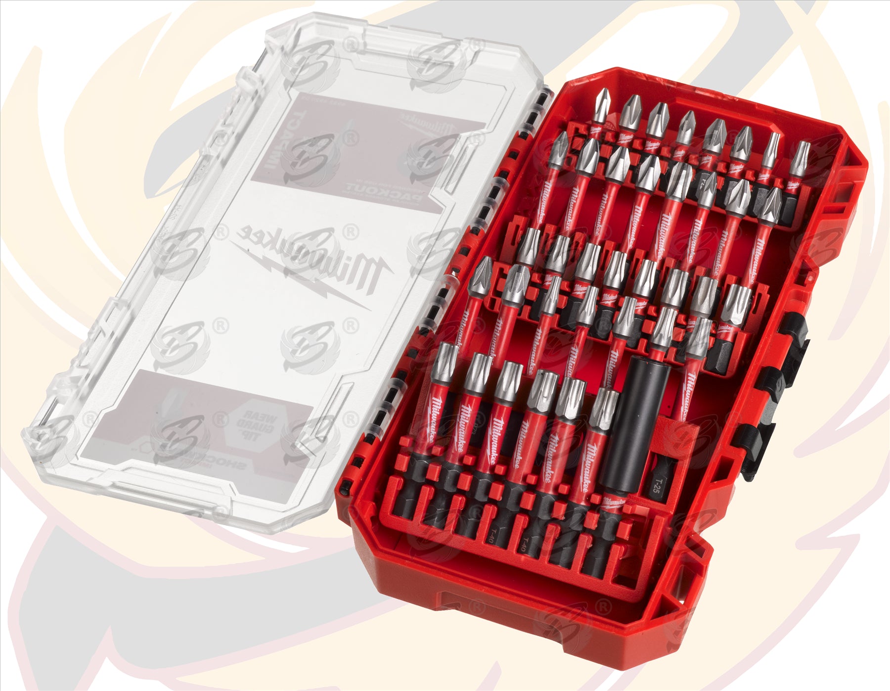 MILWAUKEE 38PCS IMPACT DRILL / DRIVER BIT SET ( SHOCKWAVE IMPACT DUTY )