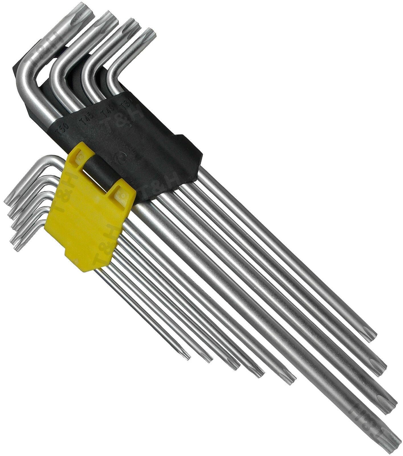US PRO 9PCS EXTRA LONG TORX KEY SET T10 - T50