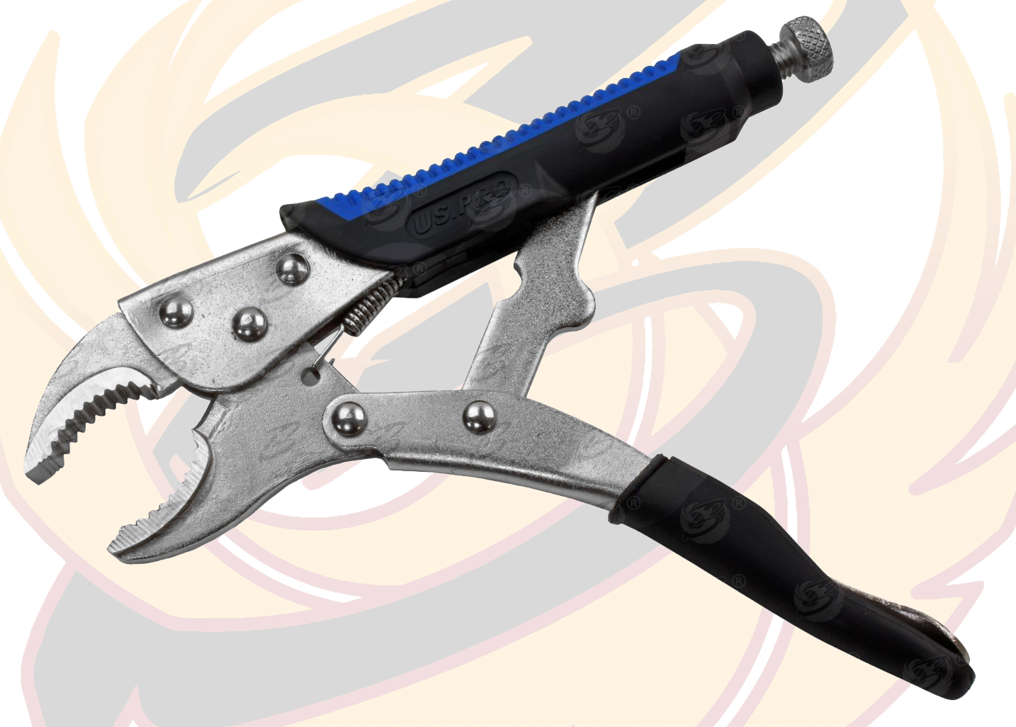 US Pro 3 Piece Locking Pliers With Grips ( 2074 )