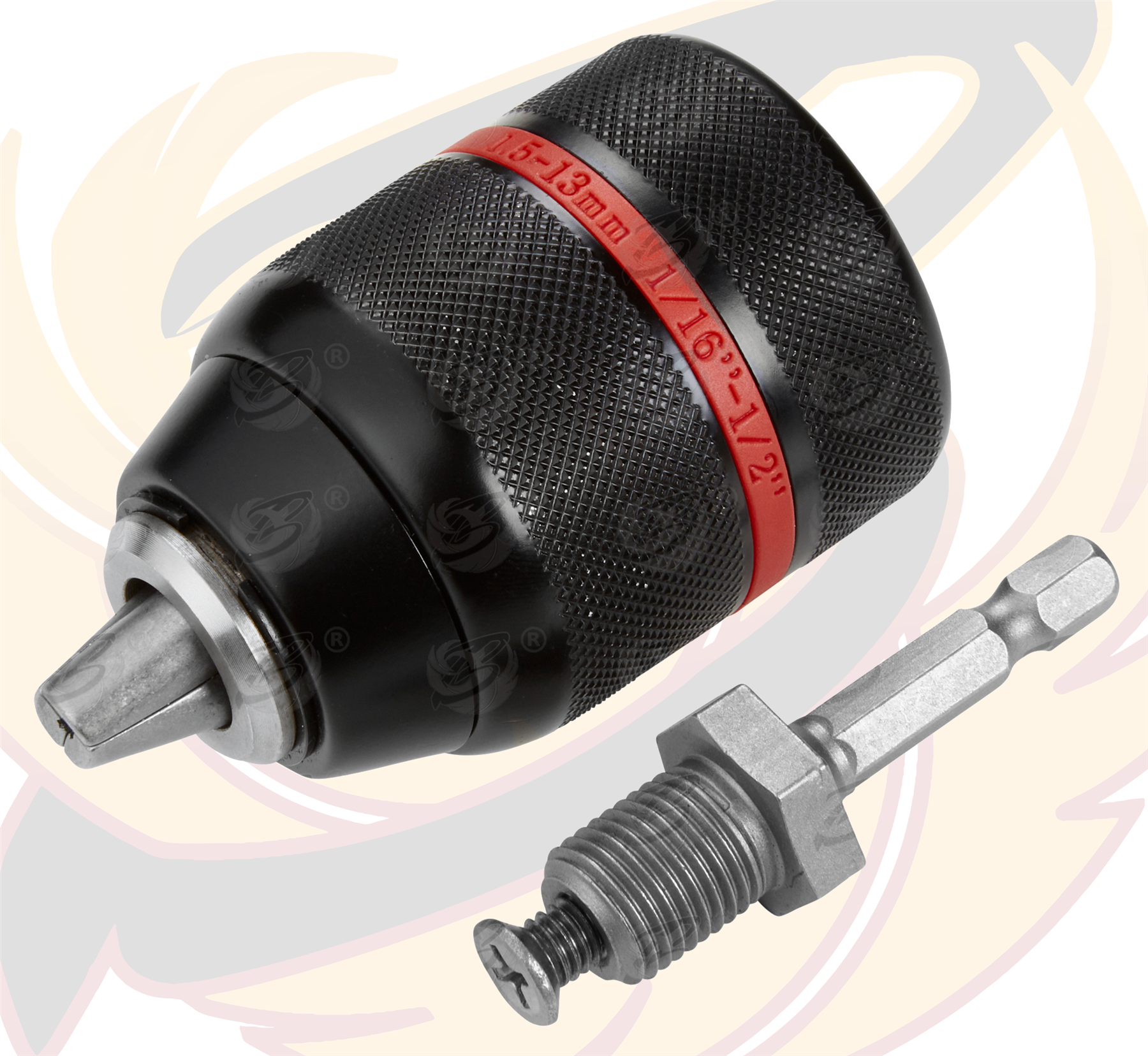 BlueSpot Impact Driver / Drill Chuck Adaptors 19265