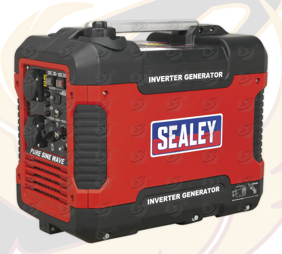 SEALEY INVERTER GENERATOR 2000W 230V 4-STROKE ENGINE