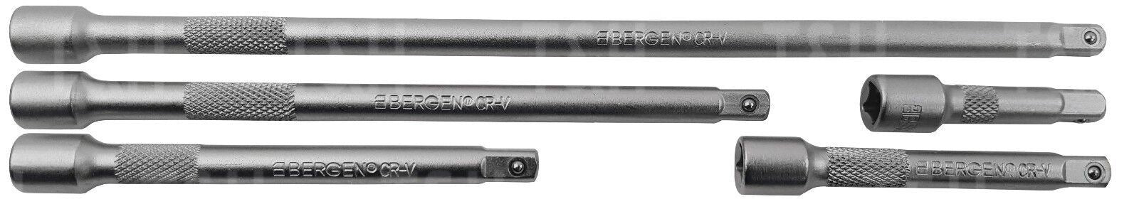 US Pro 5 Piece 1/4" Drive Extension Bars 50mm - 225mm 4157