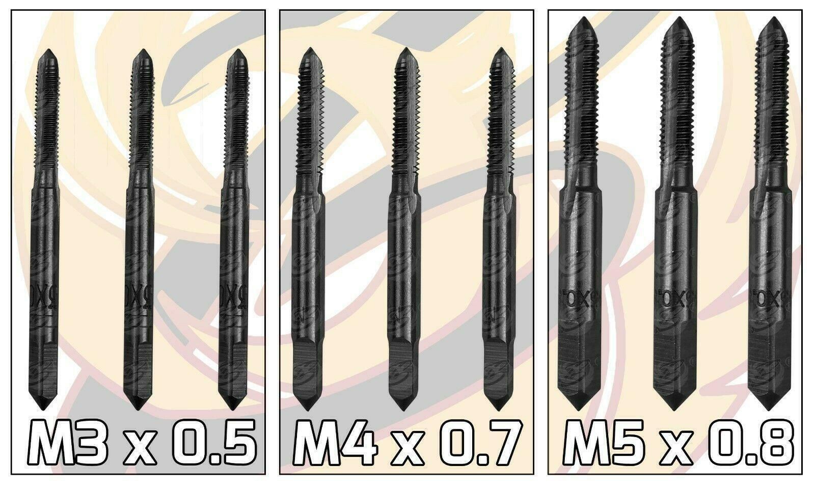 BLUESPOT 32PCS METRIC TAP & DIE SET M3 - M12