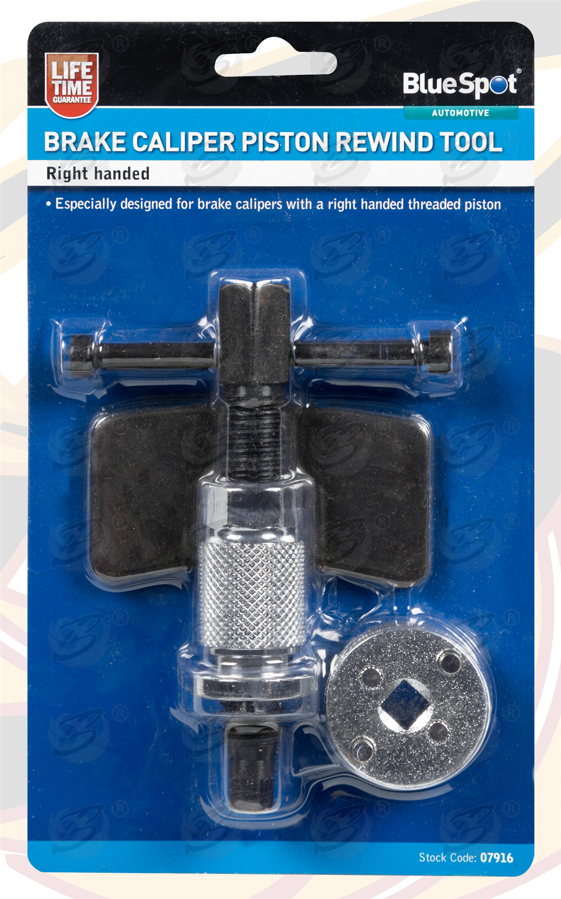 BlueSpot Right Handed Brake Caliper Piston Rewind Tool ( 07916 )