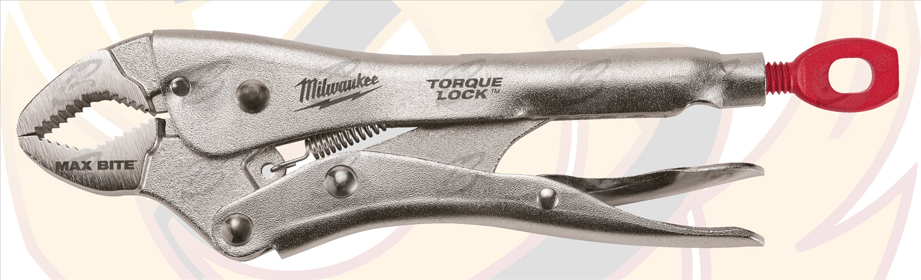 MILWAUKEE 7" MAX BITE CURVED JAW TORQUE LOCK LOCKING PLIERS