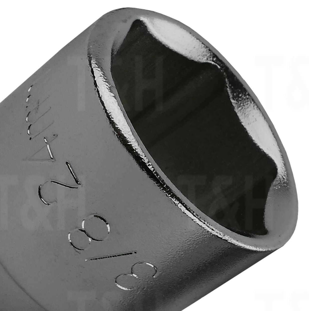 US PRO 5PCS 3/8" DRIVE 6 POINT LOW PROFILE OIL FILTER SOCKETS 24MM - 38MM