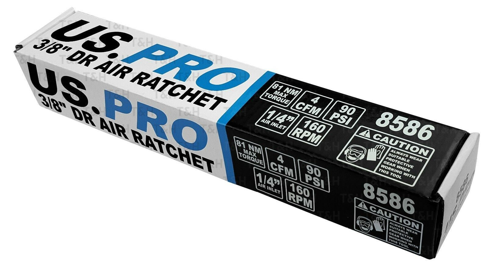 US PRO 3/8" DRIVE AIR IMPACT RATCHET WRENCH