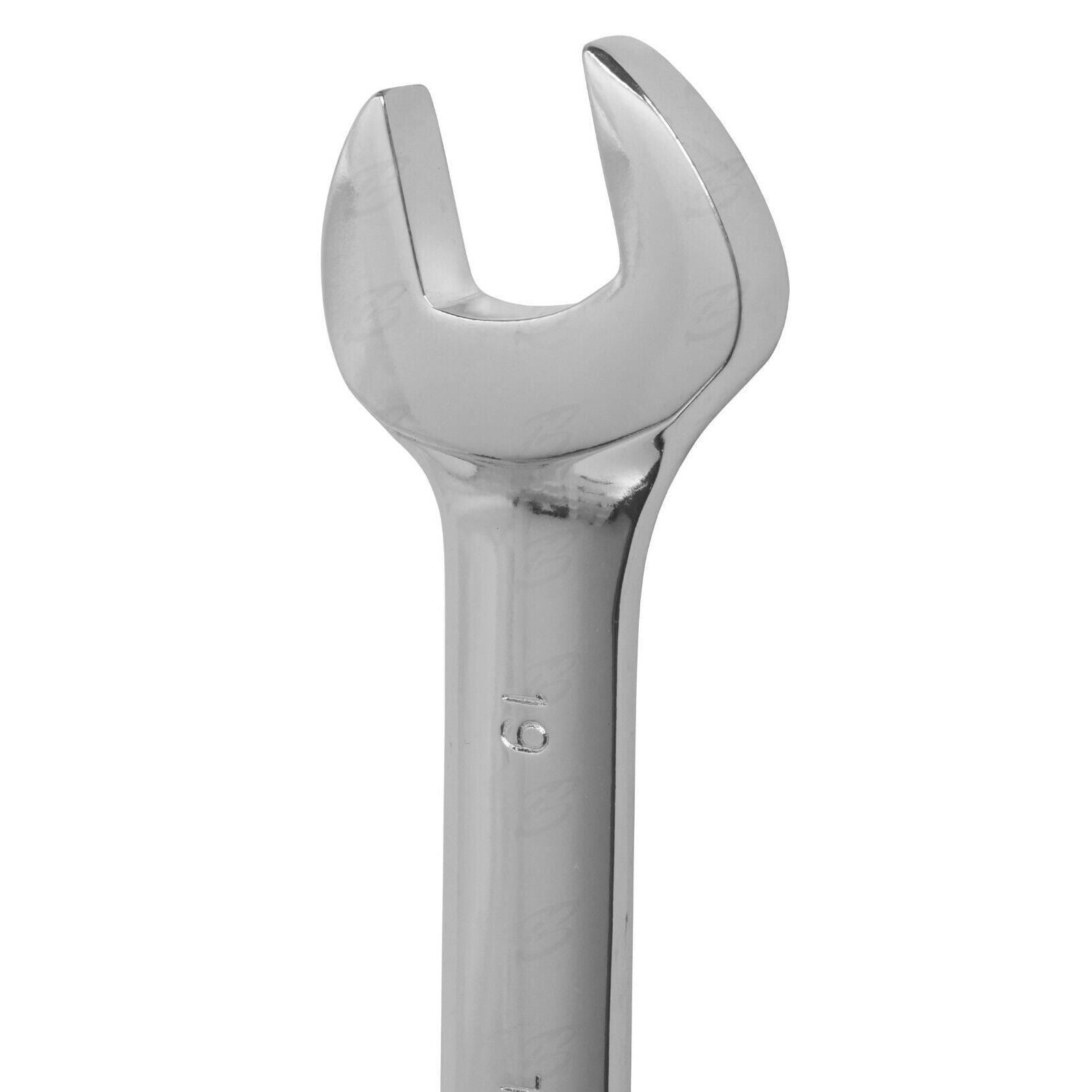 BlueSpot 12 Piece Combination Flexible Ratchet Spanner Set 8mm - 19mm 04309