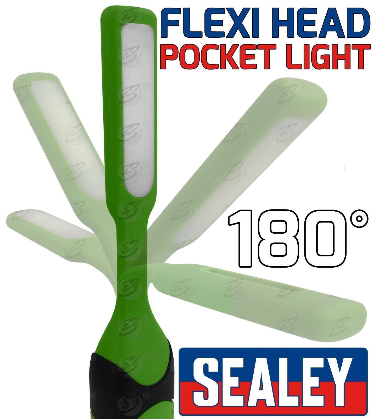 Sealey Smd Led Flexible Magnetic Pocket Inspection Torch ( Green ) ( LED051DB (Green) )