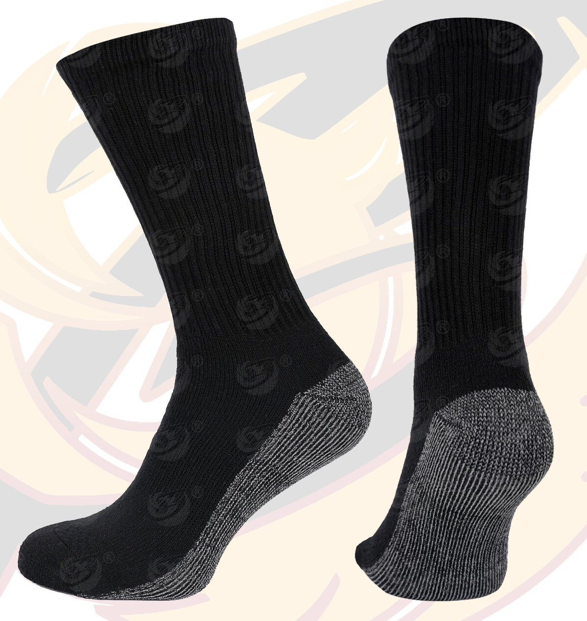 BERRY & WILSON HEAVY DUTY WORK SOCKS ( SIZE 6 - 12 ) ( x 12 PAIRS )