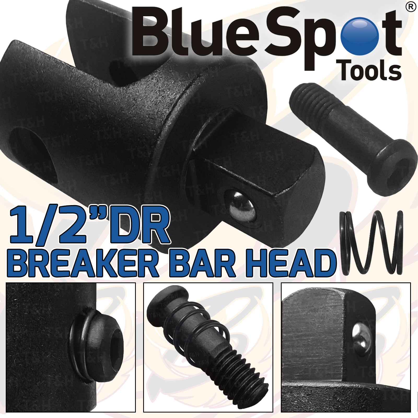 BLUESPOT 1/2" DRIVE REPLACEMENT BREAKER BAR HEAD