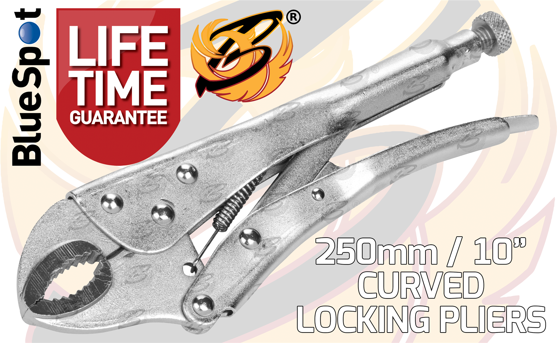 BlueSpot 250mm (10") Curved Locking Plier ( 06524 )