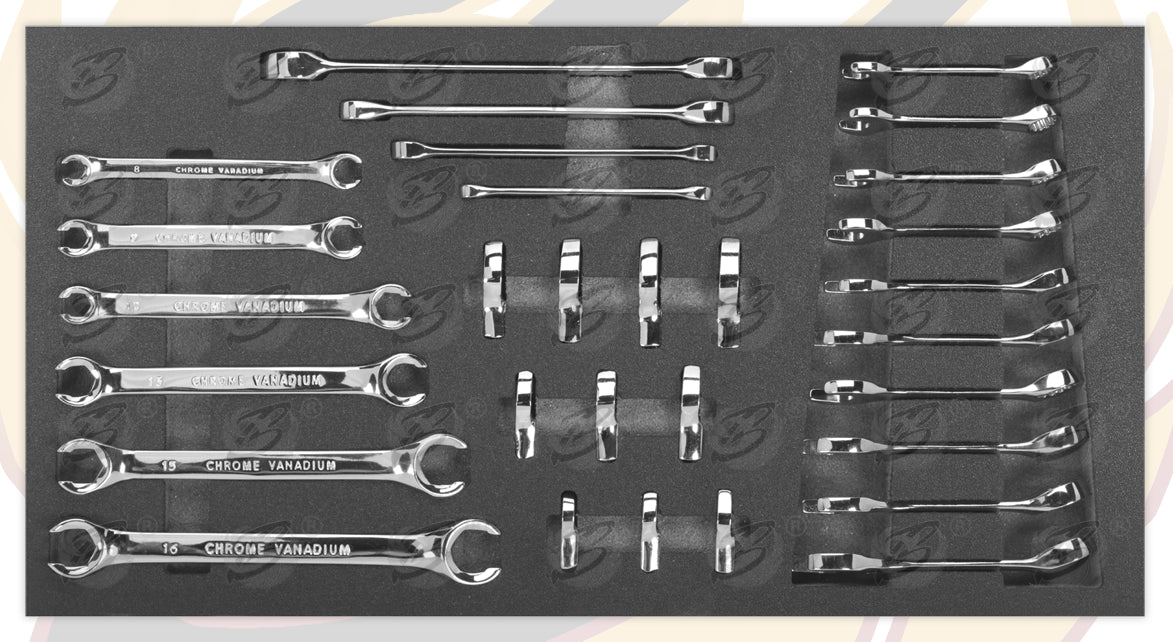 SIEGEN 30PCS SPECIALIST SPANNER SET