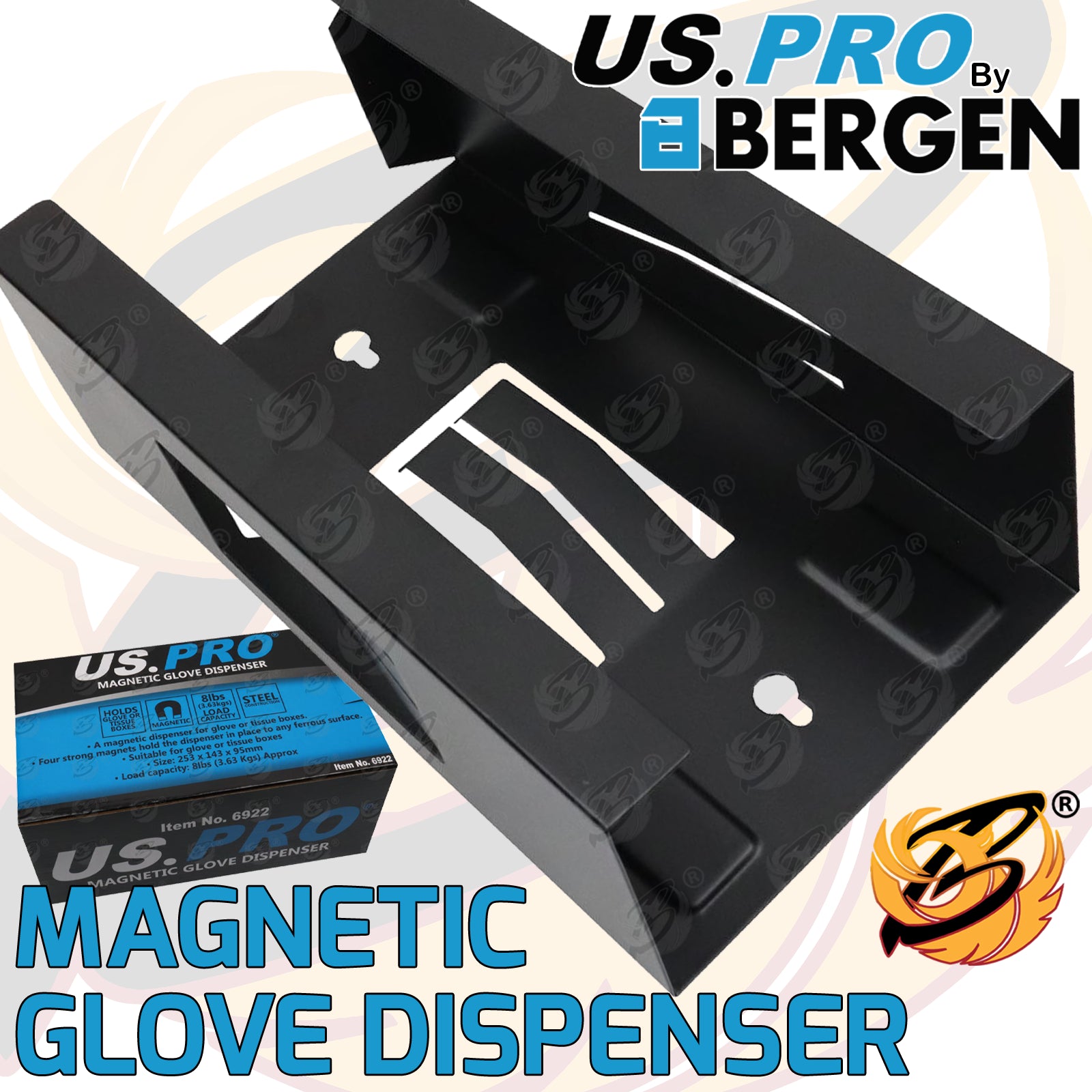 US PRO MAGNETIC GLOVE DISPENSER
