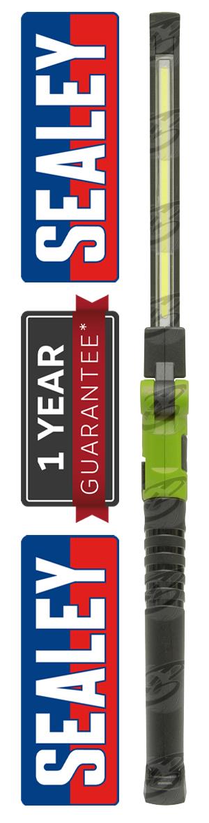 SEALEY RECHARGEABLE SMD LED LI - ION WORK LIGHT ( GREEN )
