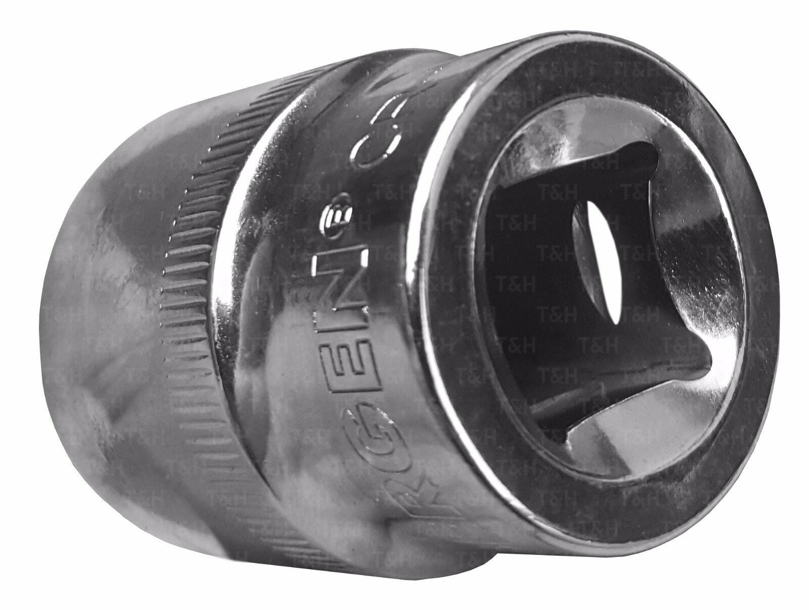 US PRO 17PCS 1/2" DRIVE 6 POINT SHALLOW SOCKETS 10MM - 30MM