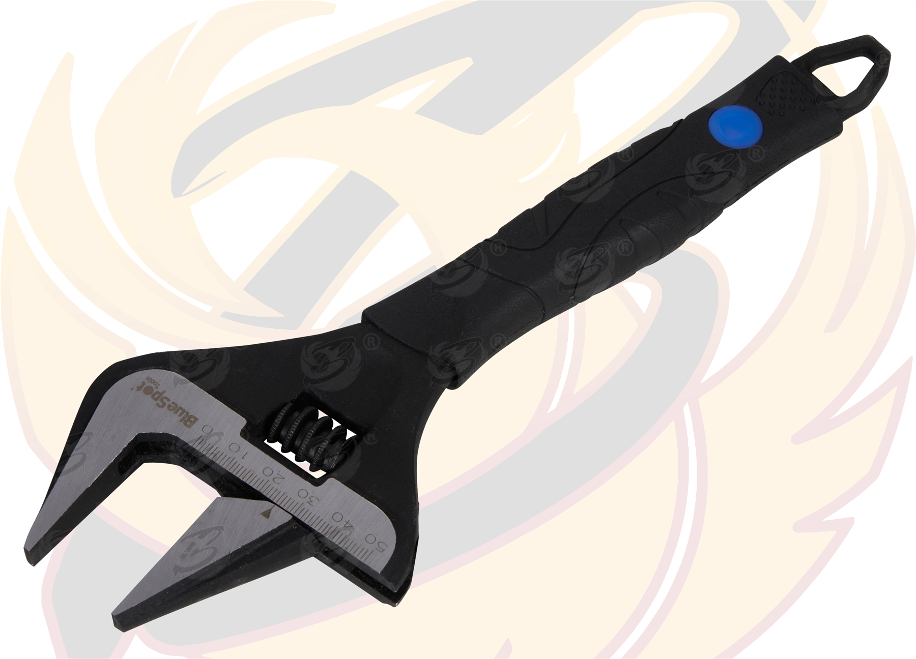BlueSpot 10" Wide Jaw Adjustable Wrench ( 0 - 50mm ) ( 06112 )