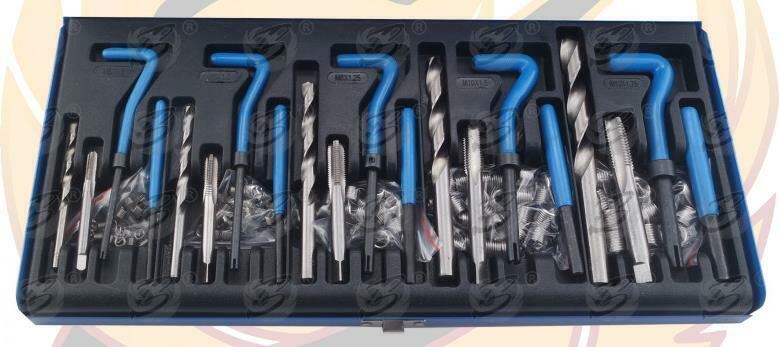 BLUESPOT 131PCS METRIC ( TAP ) THREAD REPAIR KIT M5 - M12