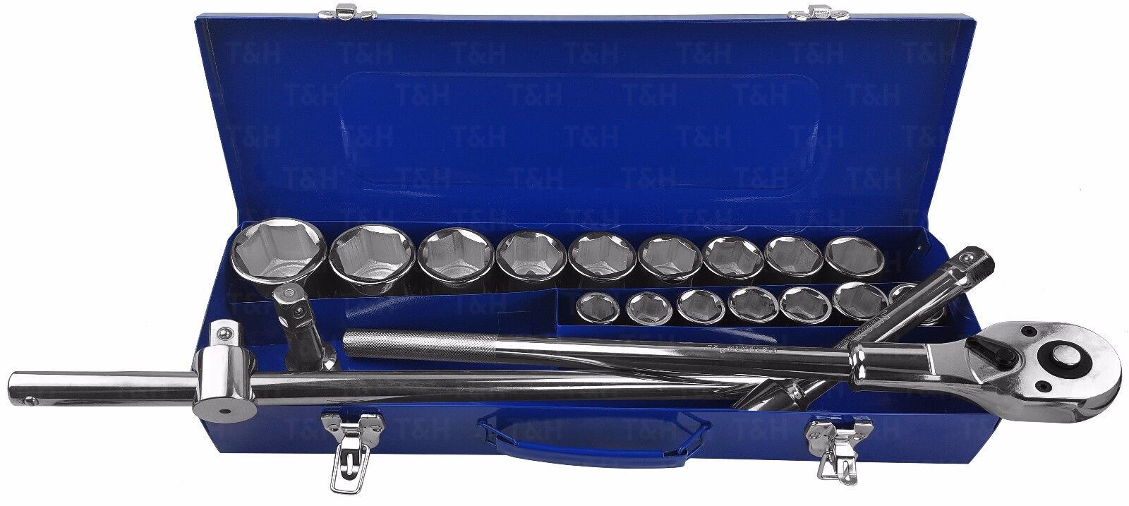 US Pro 20 Piece 3/4" Drive 6 Point Socket Set 19mm - 50mm ( 1384 )