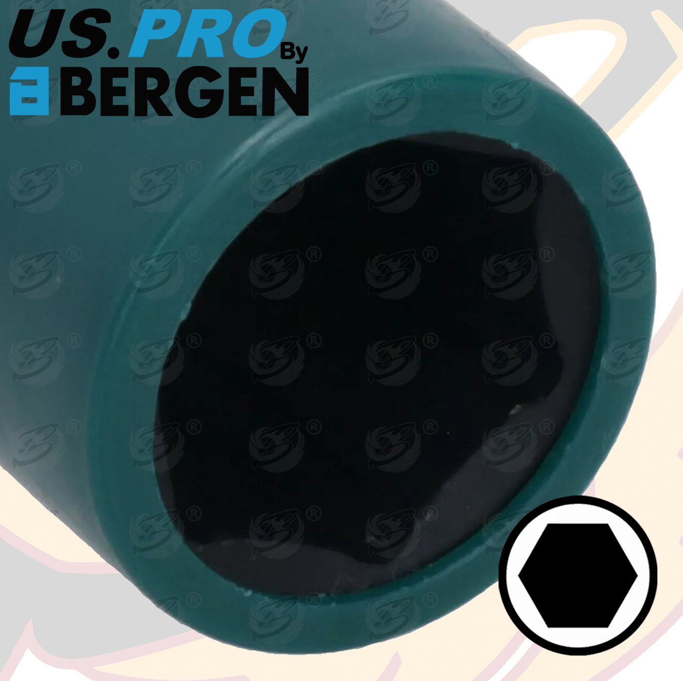 US Pro 22mm 1/2" Drive 6 Point Deep Impact Alloy Wheel Nut Socket ( 3761 )